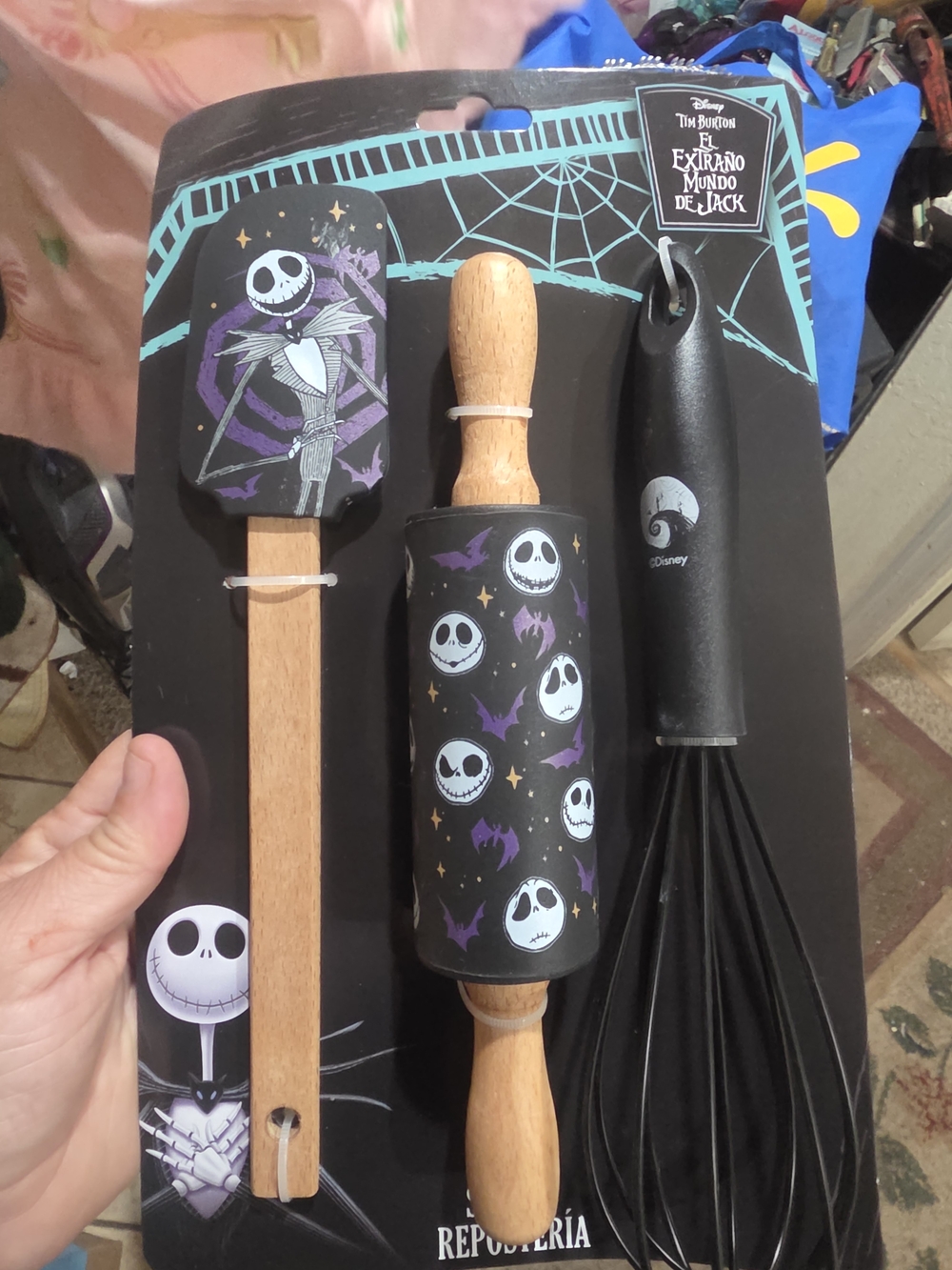 Disney Tim Burton The Nightmare Before Christmas Black Baking Set